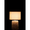 Lampe en polyester et céramique Naturel 28x28x47cm