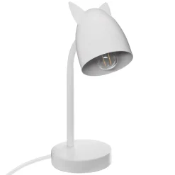Lampe enfant Oreilles - métal - blanc H31 cm - Atmosphera
