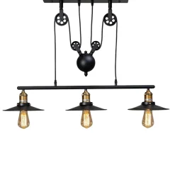 Lampe industrielle suspension - Triple Piattino