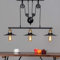 Lampe industrielle suspension - Triple Piattino