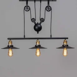 Lampe industrielle suspension - Triple Piattino