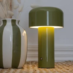 Lampe LED à poser verte MIRA - HAPPY GARDEN