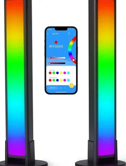 Lampe LED avec Effets D'éclairage Multiples et Modes Musicaux