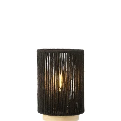 Lampe led en métal noir 13.5x13.5x20 cm