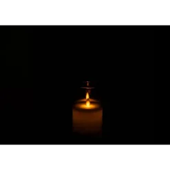 Lampe led en verre gris 7.5x7.5x12.5 cm