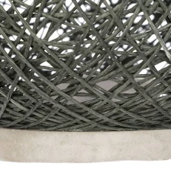 Lampe LED Hady - ciment - gris - H18 - 5 cm - Atmosphera