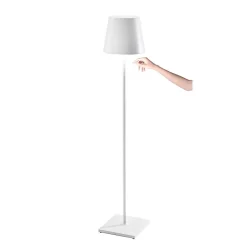 Lampe LED Poldina Pro XXL Blanche rechargeable et dimmable 150cm avec batterie jusqu'à 12 heures