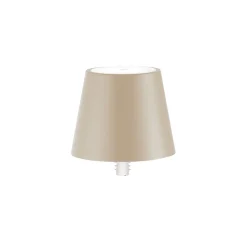 Lampe LED Poldina STOPPER Zafferano, rechargeable et portable, couleur sable avec autonomie jusqu'à 12 heures
