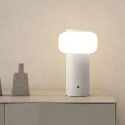 Lampe Led portable de couleur grise