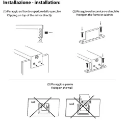 Lampe Led Pour Miroir De Salle De Bain 30 Cm