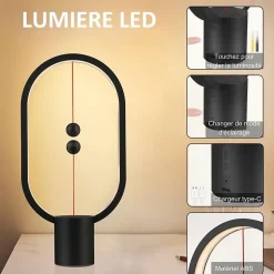 Lampe LED rechargeable à poser HENGPRO
