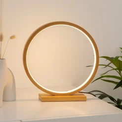 Lampe LED Stela - bambou H32 cm - Atmosphera