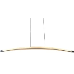 Lampe LED suspendue 'Bow' 30 W chromé