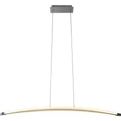 Lampe LED suspendue 'Bow' 30 W chromé