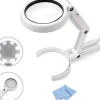 Lampe loupe à main ou de table 8 LED 5X / 11X