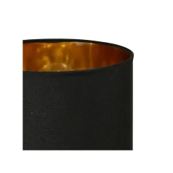 Lampe éléphant en résine coloris doré hauteur 46cm