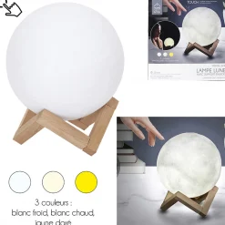 Lampe Lune en Plastique - La chaise longue