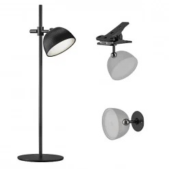 Lampe Magnetika rechargeable 20h d'autonomie USB-C Table Pince ou Murale avec accessoires inclus