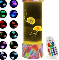 Lampe méduse en forme de méduse à changement de couleur