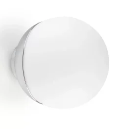 Lampe murale à miroir rond avec lumière blanche neutre (4000K) - 9cm - Modèle Alpha Round