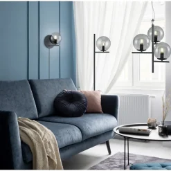 Lampe murale design en métal et verre Pure