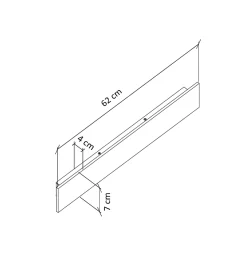 Lampe murale large 60 cm LED - Energy