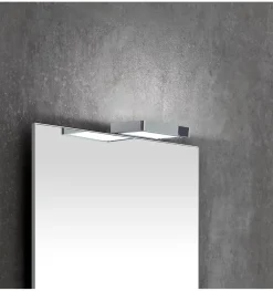 Lampe murale LED multi crochets pour miroir de salle de bain - Lumière blanche froide (5700K) - 11cm - Pisces Model