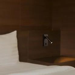 Lampe Murale 2W avec Interrupteur Noir - Blanc Neutre 4000K - 5500K - SILAMP