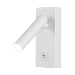 Lampe Murale 2W avec Interrupteur Blanc - Blanc Chaud 2300K - 3500K - SILAMP