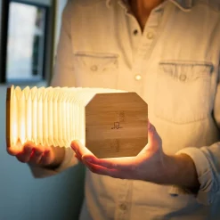 Lampe Smart Accordion en Bois - Gingko