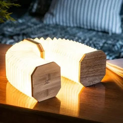 Lampe Smart Accordion en Bois - Gingko