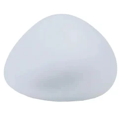 Lampe solaire décorative galet blanc ∅.16cm Lumisky, Solenzara