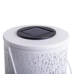 Lampe solaire décorative LED blanche