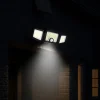 Lampe Solaire d'Extérieur 3 Têtes IP65 avec Détecteur de Mouvement - Blanc Froid 6000K - 8000K - SILAMP