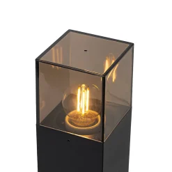 Lampe sur pied extérieur denmark - 1 lumière - L 8.3 cm - Noir - Moderne - Éclairage extérieur