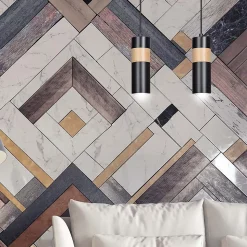 Lampe suspendue AKARI 2 BLACK, Emibig Lighting, Fabriqué en EU