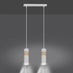 Lampe suspendue AKARI 2 WHITE, Emibig Lighting, Fabriqué en EU