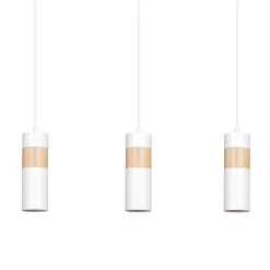 Lampe suspendue AKARI 3 WHITE, Emibig Lighting, Fabriqué en EU