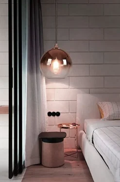 LAMPE SUSPENDUE APP313-1CP ROSE GOLD