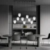 Lampe suspendue ASTRAL 9 BL TRANSPARENT, Emibig Lighting, Fabriqué en EU