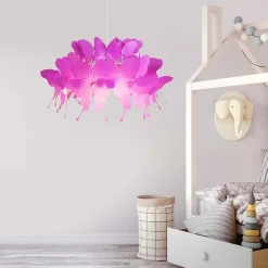 Lampe suspendue de plafond rose Light Prestige Farfalla 1 x E27 1 pc.