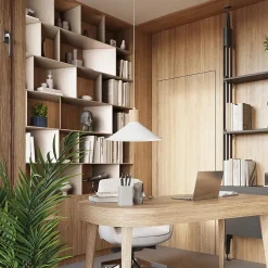 Lampe suspendue en acier 1 lampes 30x30x120cm Sollux