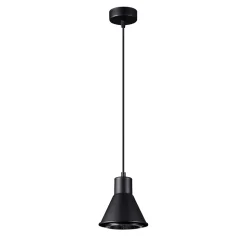 Lampe suspendue en acier 1 ampoule 3000K - 14x14x120cm Sollux