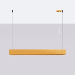 Lampe suspendue en acier 1 lampes 100x8x120cm Sollux