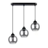 Lampe suspendue en acier 3 ampoules 4000K - 45x15x117cm Sollux