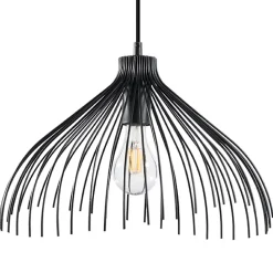 Lampe suspendue en acier 1 lampes 40x40x125cm Sollux
