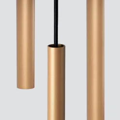 Lampe suspendue en acier 3 lampes 20x20x115cm Sollux