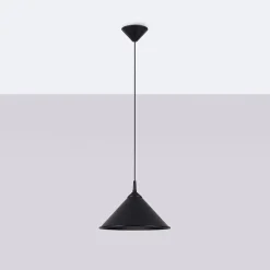 Lampe suspendue en acier 1 lampes 30x30x76cm Sollux