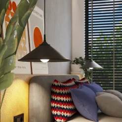 Lampe suspendue en acier 1 lampes 30x30x76cm Sollux