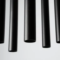 Lampe suspendue en acier 5 ampoules 4000K - 25x25x110cm Sollux